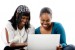 Two Girls Typing Two Girls Typing